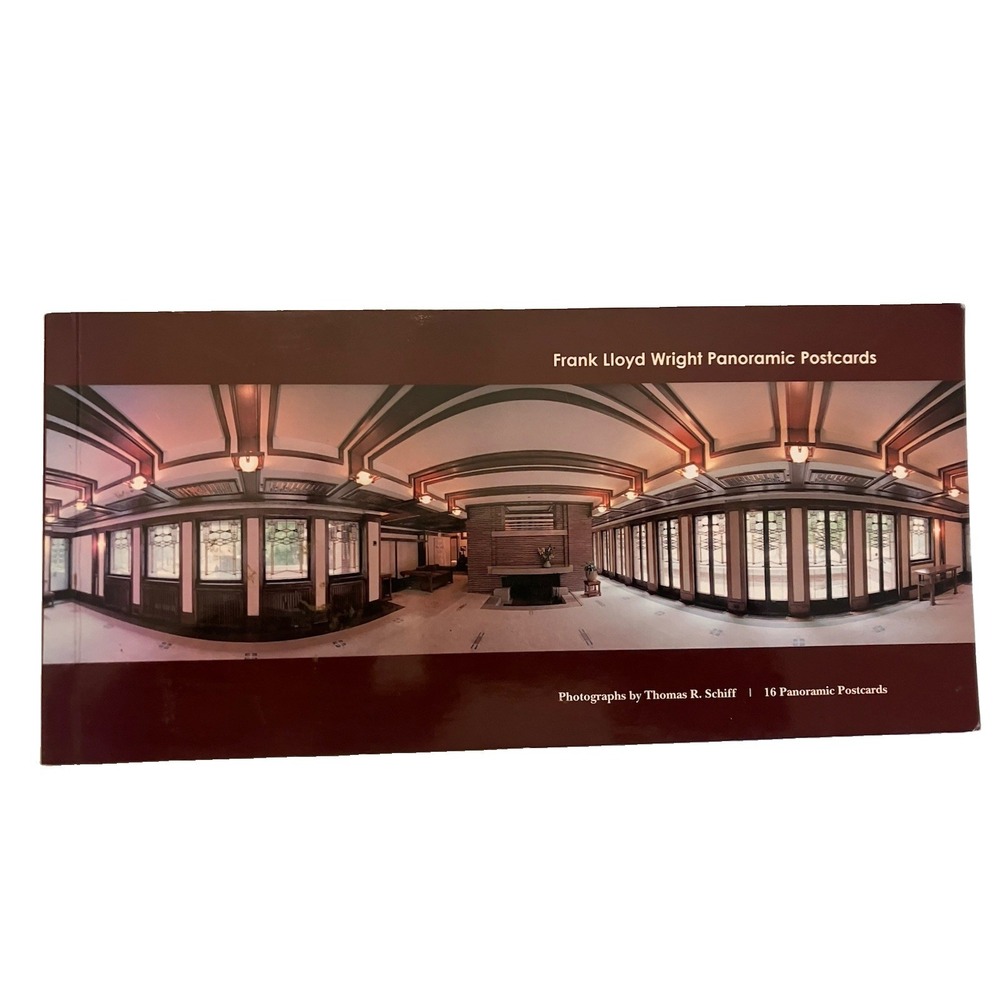 Frank Lloyd Wright: A Book of 16 Panoramic Postcards by Thomas R Schiff